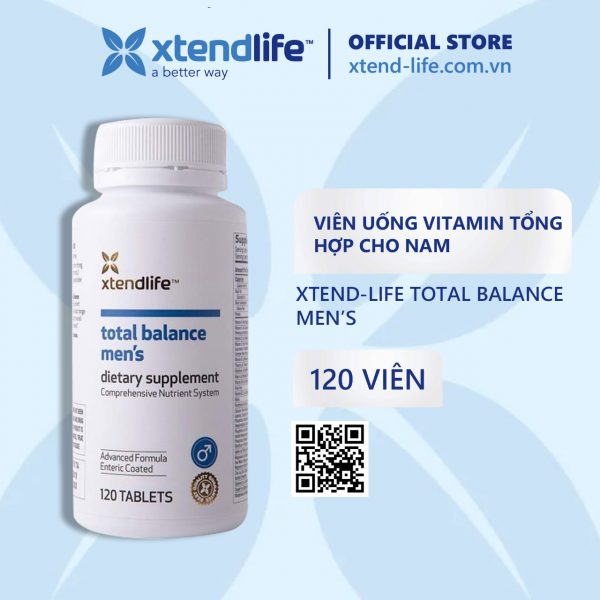 Viên Uống Vitamin Tổng Hợp Cho Nam Xtend-Life Total Balance Men's (120v)