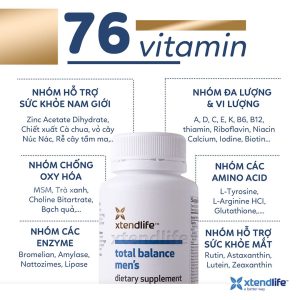 Viên Uống Vitamin Tổng Hợp Cho Nam Xtend-Life Total Balance Men’s (120v) 1