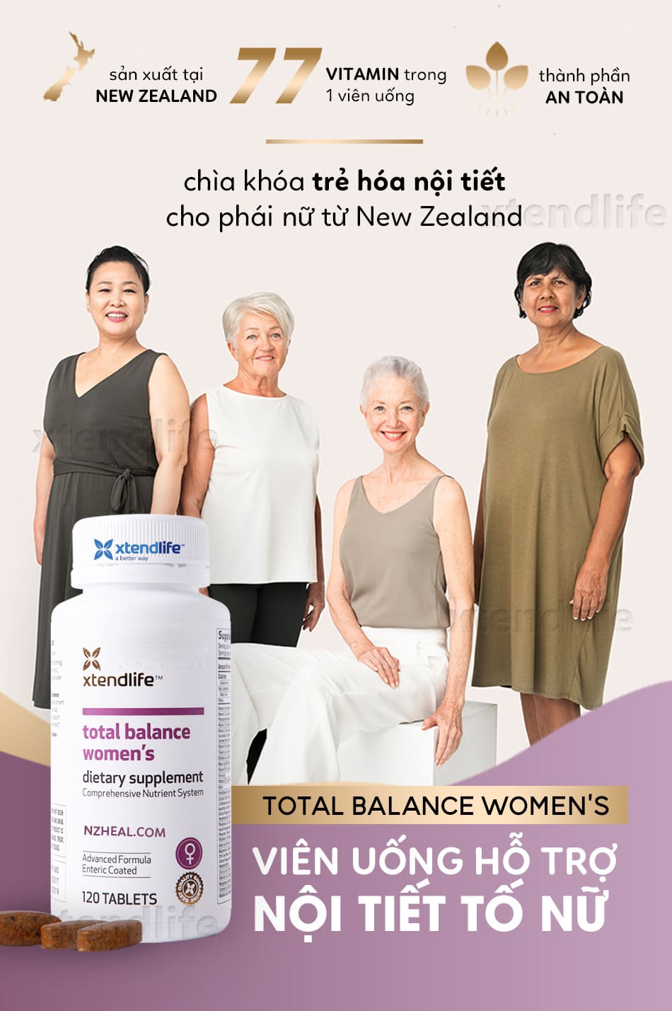 Vitamin Tổng Hợp Cho Phụ Nữ Xtend-Life Total Balance Women’s 6