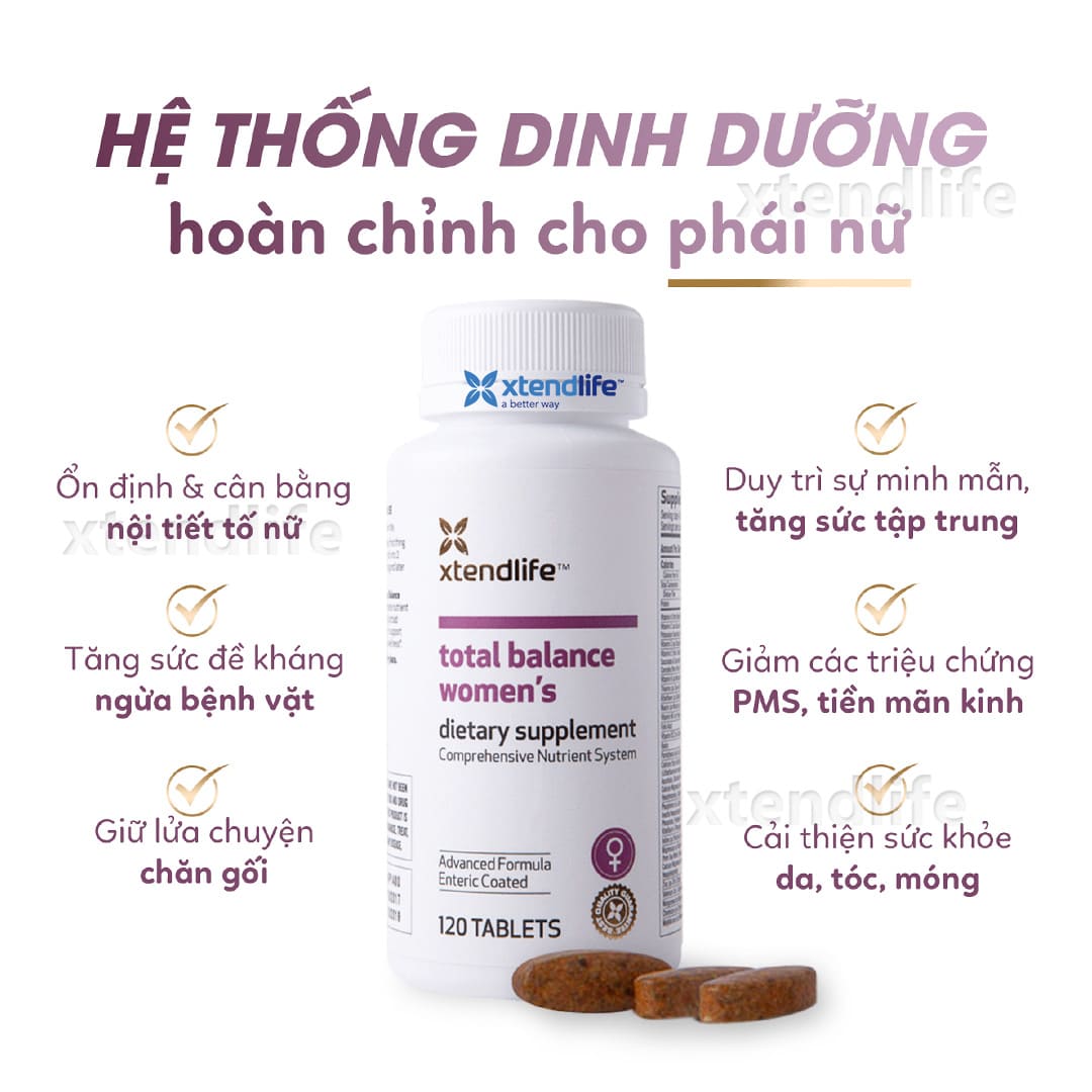 Vitamin Tổng Hợp Cho Phụ Nữ Xtend-Life Total Balance Women’s 1