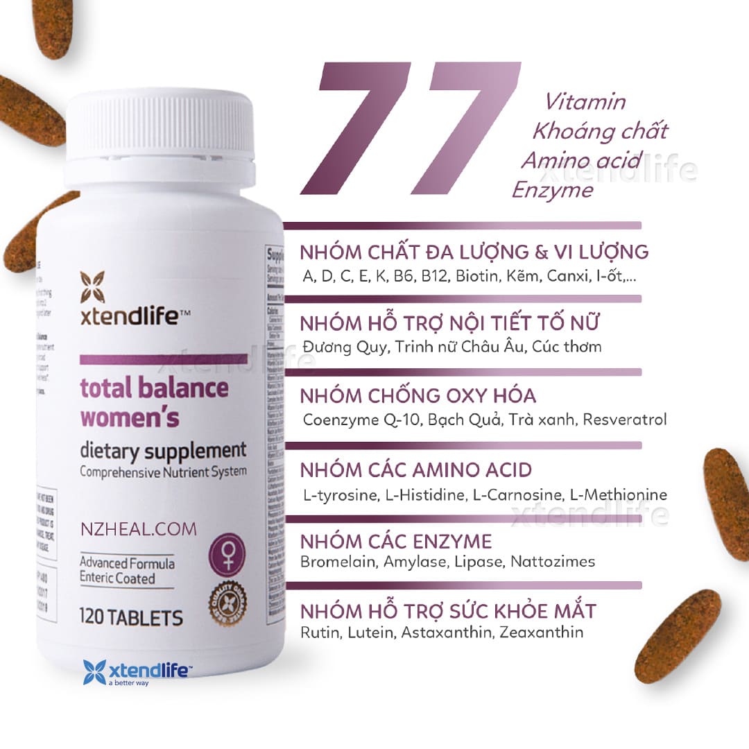 Vitamin Tổng Hợp Cho Phụ Nữ Xtend-Life Total Balance Women’s 3