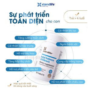 Vitamin tổng hợp cho trẻ em Total Balance Children’s (90 viên) 1