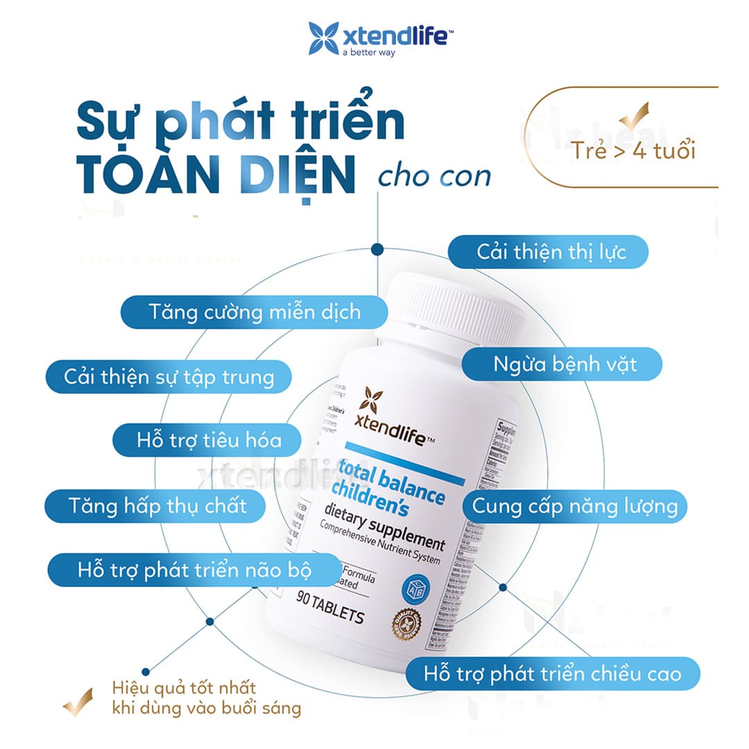 Vitamin tổng hợp cho trẻ em Total Balance Children’s (90 viên) 1