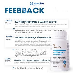 Vitamin tổng hợp cho trẻ em Total Balance Children’s (90 viên) 2