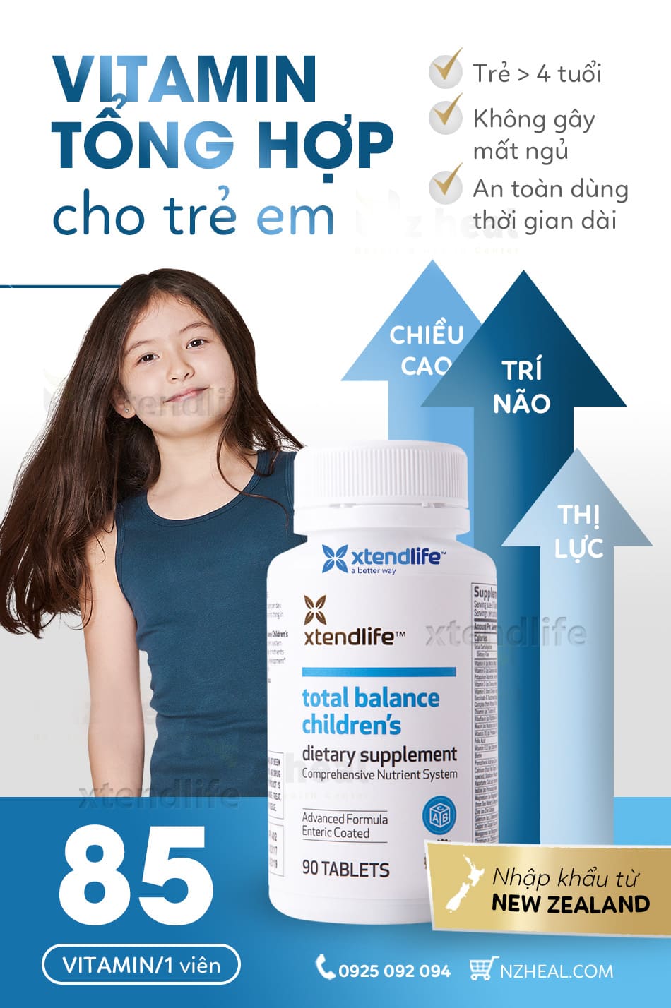 Vitamin tổng hợp cho trẻ em Total Balance Children’s (90 viên) 3