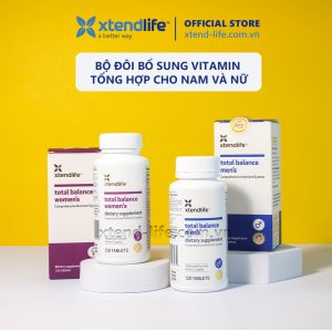Bộ đôi bổ sung vitamin tổng hợp cho nam và nữ Xtend-Life: Total Balance Women’s và Total Balance Men’s