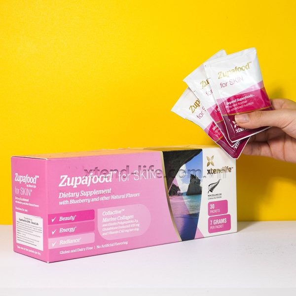 Bộ đôi siêu thực phẩm đẹp da và thải độc cơ thể của Xtend-Life: Zupafood GREENZ và Zupafood For SKIN