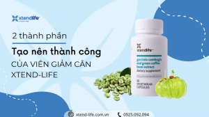 2 thành phần đốt cháy chất béo tạo nên thành công của viên giảm cân Xtend-Life