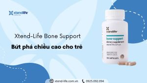 Bứt phá chiều cao cho trẻ nhờ Canxi hữu cơ Xtend-Life Bone Support